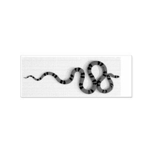 Slithering korallenrote Schlange Donner _Cove Gummistempel