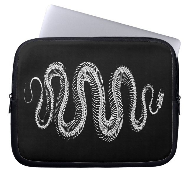 Slithering Snake Skeleton Laptopschutzhülle (Vorderseite)