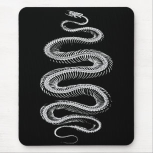 Slithering Snake Skeleton Mousepad