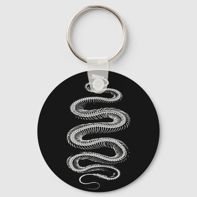 Slithering Snake Skeleton Schlüsselanhänger (Vorderseite)