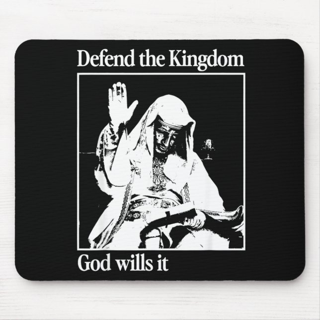 Sliver Mask King Baldwin Iv Meme The Leper King Wa Mousepad (Vorne)