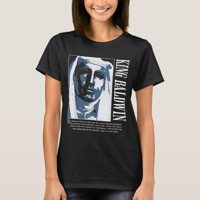 Sliver Mask King Baldwin Iv Meme The Leper King Wa T-Shirt (Vorderseite)