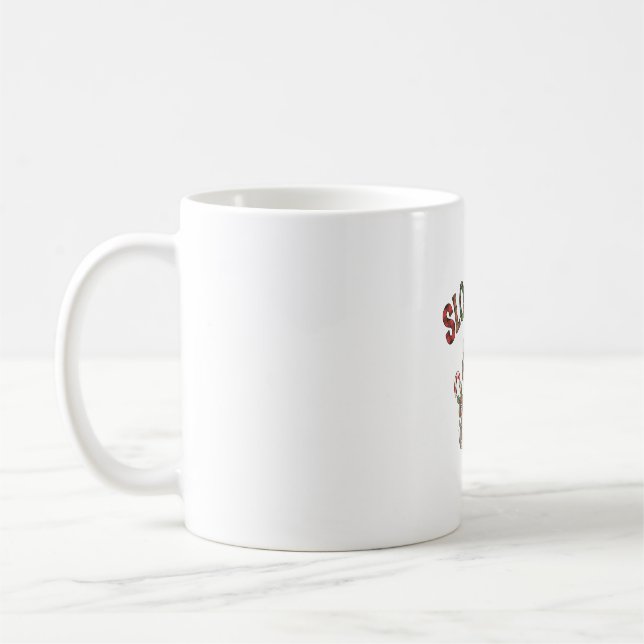Slo Ho Ho Xmas Sloth Kaffeetasse (Links)