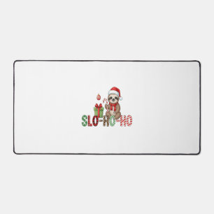 Slo Ho Ho Xmas Sloth Schreibtischunterlage