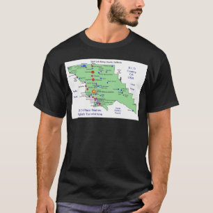 SLO Place Names MAP T-Shirt