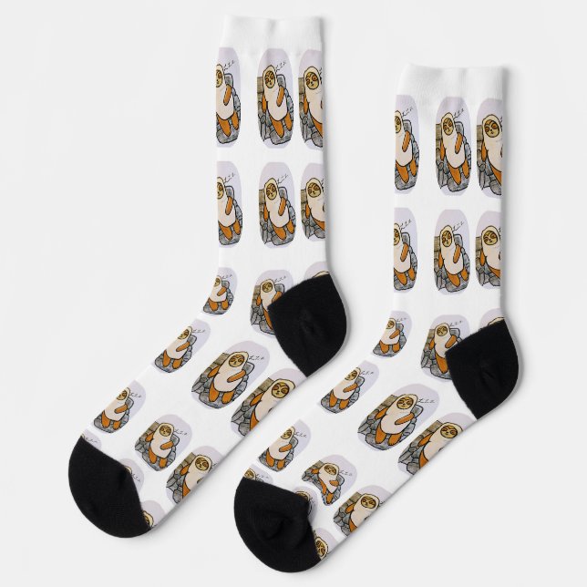 SLOC-TATER - Schlampffolische Kartoffelsocken Socken (Linkes Detail)