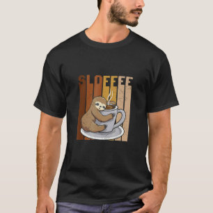 Sloffee Drinker Sloth T-Shirt