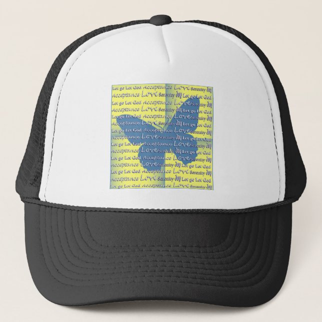 Slogan Butterfly Truckerkappe (Vorderseite)