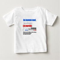 Slogan En Marche White baby tee