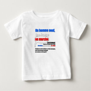 Slogan En Marche White baby tee