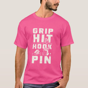 Slogan für das Grip Hit Hook Button Fighting Worko T-Shirt