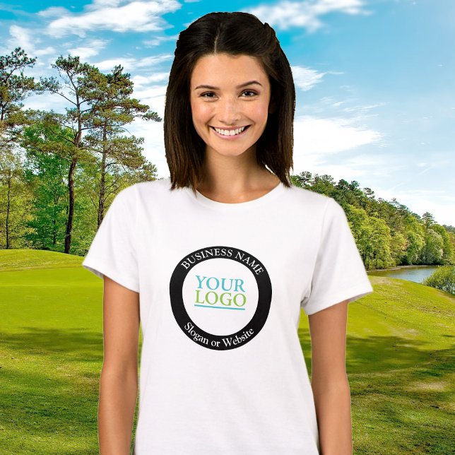 Slogan für den schwarzen Kreis für Firmennamen per T-Shirt (Von Creator hochgeladen)