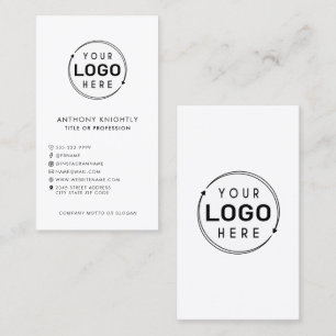 Slogan für Minimalistische Social-Media-Symbole Visitenkarte