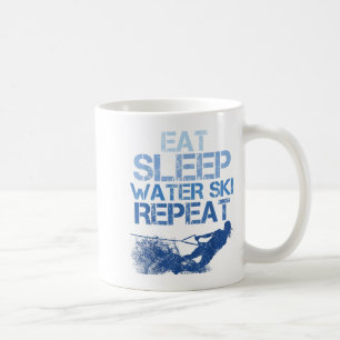 Slogan für Wasserski Kaffeetasse