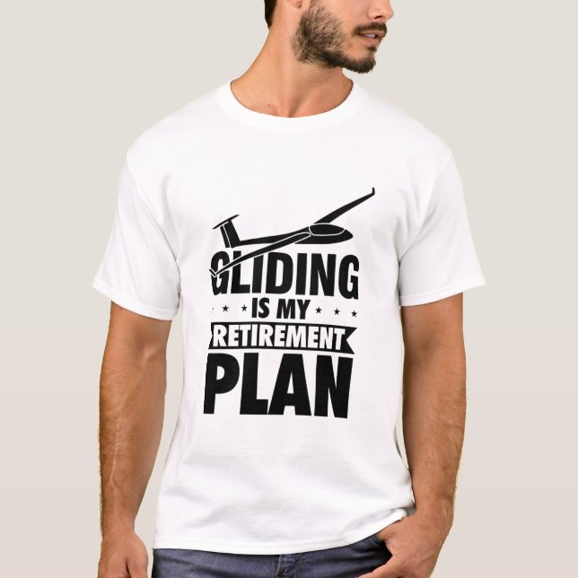 Slogan| Gliding Thermal Geschenke T-Shirt (Vorderseite)