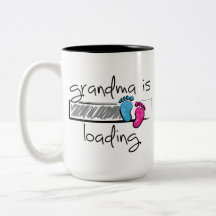 Slogan grandma is loading. Opa en oma worden.