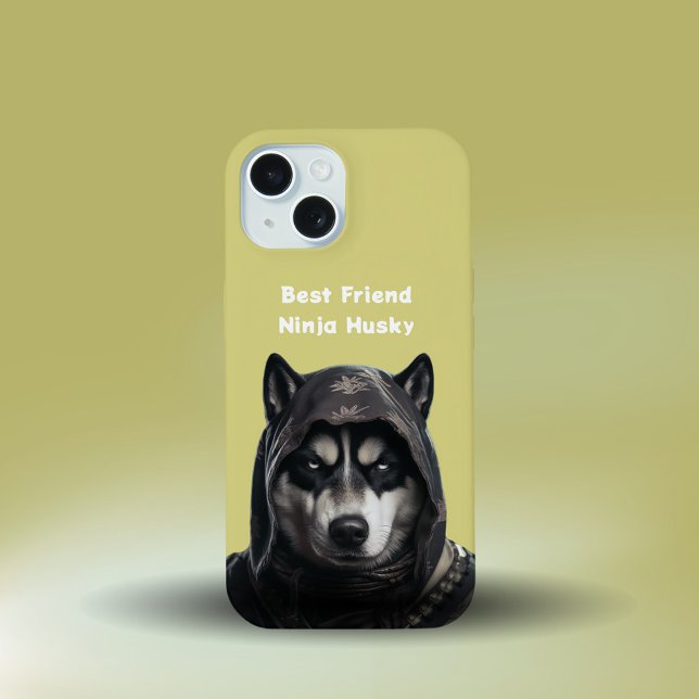 Slogan personnalisé coque iphone | Ninja Husky (Créateur téléchargé)