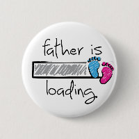 Slogan Vater geladen. Vader, papa worden.
