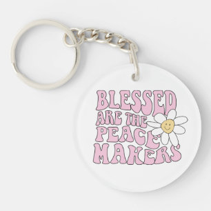 Slogan von Daisy and Peace Makers Schlüsselanhänger