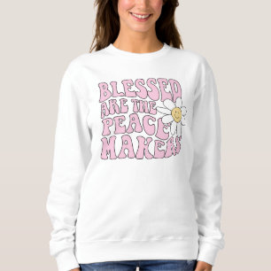 Slogan von Daisy and Peace Makers Sweatshirt