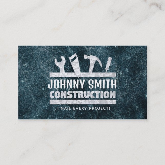 Slogans de construction personnalisables Cartes de (Devant)
