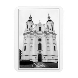 Slonim Belarus Architektur Stadt Kathedrale Magnet