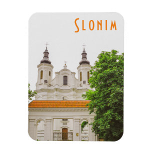 Slonim Belarus Architektur Stadt Kathedrale Magnet
