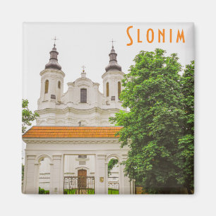 Slonim Belarus Architektur Stadt Kathedrale Magnet