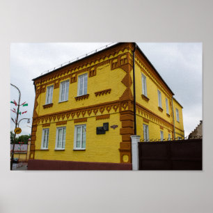 Slonim Belarus Town Architecture Street Poster