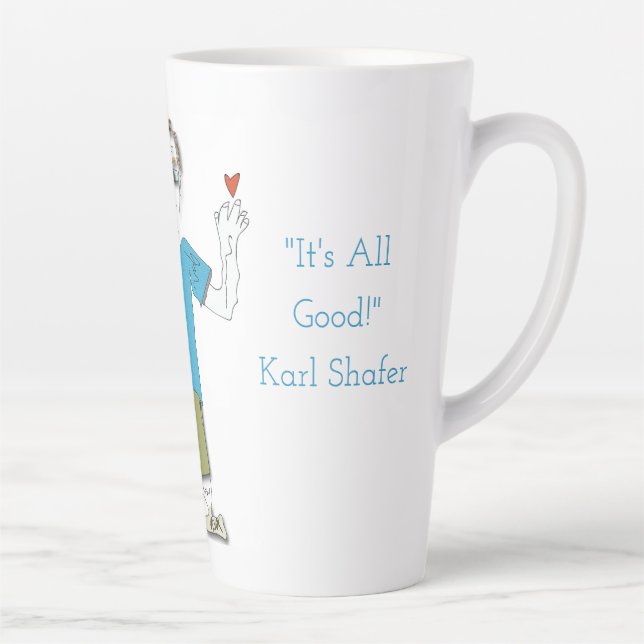 "Slook y" - "Es ist alles gut!" Latte Tasse (Rechts)