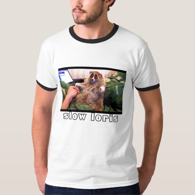 slooow loris T-Shirt (Vorderseite)