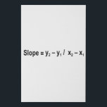 Slope Formula Math Mathematical Physics Künstlicher Leinwanddruck<br><div class="desc">I love Math. A must for every math lover,  math student,  math teacher. A perfect match for nerds and geeks. Good for the young and the old. Slope Formula.</div>