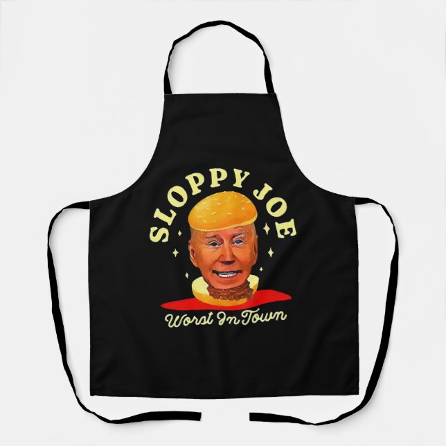 Sloppy Joe Biden Anti President Schürze (Vorderseite)