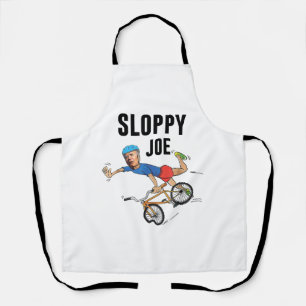 Sloppy Joe Tee Running The Country Is Like Riding Schürze