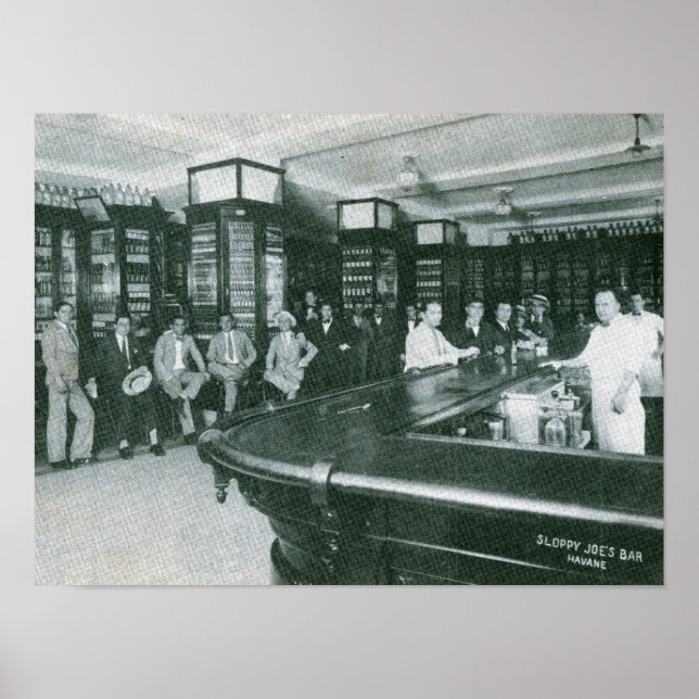 Sloppy Joe's Bar, Havanna, Kuba Poster (Vorne)