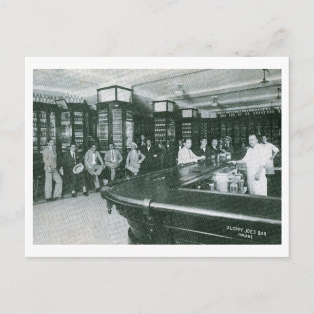 Sloppy Joe's Bar, Havanna, Kuba Postkarte (Vorderseite)