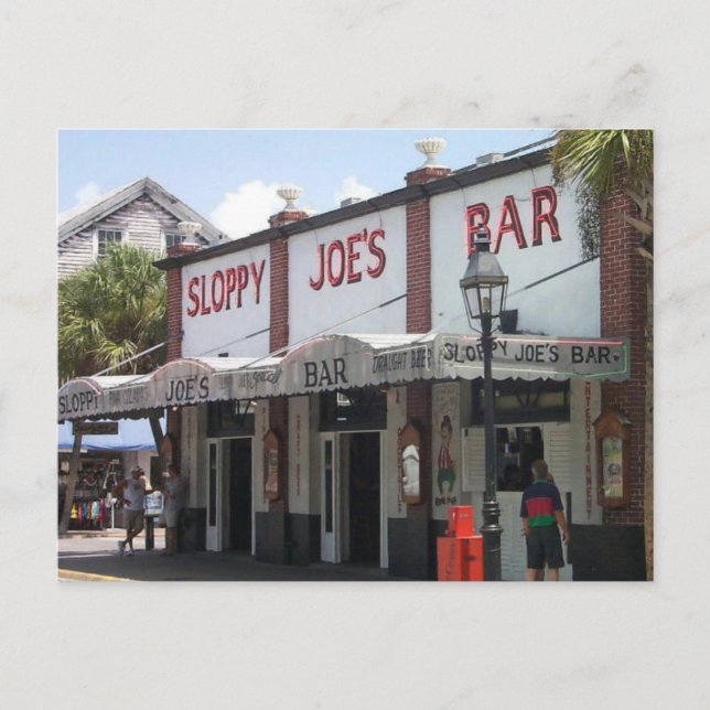 Sloppy Joe's Bar Postkarte (Vorderseite)