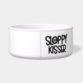 Sloppy Kisser Keramik Pet Bowl Napf