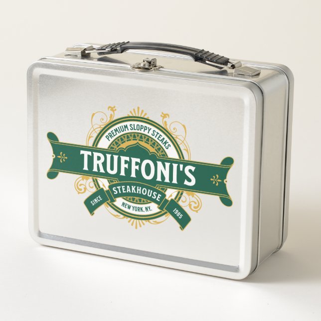 Sloppy Steaks bei Truffoni Metall Brotdose (Vorderseite)