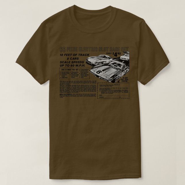 SLOT AUTORACING SET-WERBUNG T-Shirt (Design vorne)