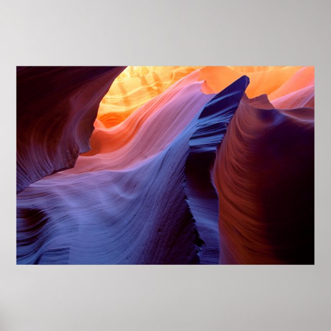 Slot Canyon Landschaftlich Poster (Vorne)
