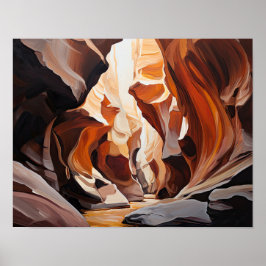 Slot Canyons Utah Landschaft Art Printing Poster