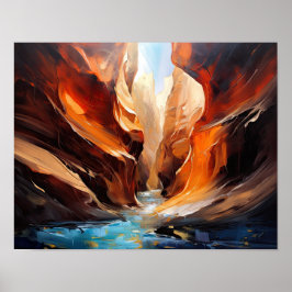 Slot Canyons Utah Landschaft Art Printing Poster
