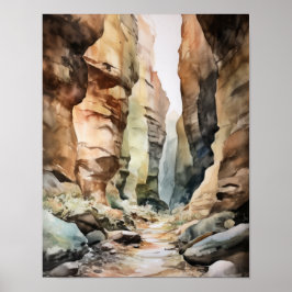 Slot Canyons Utah Paysage Art Imprimer Poster