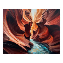 Slot Canyons Utah Paysage Art Imprimer Poster