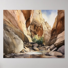 Slot Canyons Utah Paysage Art Imprimer Poster