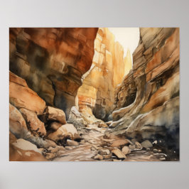 Slot Canyons Utah Paysage Art Imprimer Poster