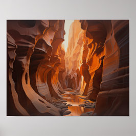 Slot Canyons Utah Paysage Art Imprimer Poster