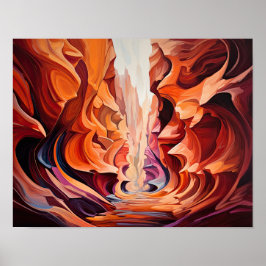 Slot Canyons Utah Paysage Art Imprimer Poster