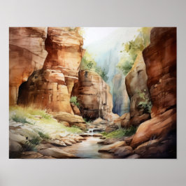 Slot Canyons Utah Paysage Art Imprimer Poster
